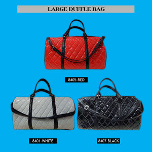 US HANDMADE LARGE DUFFEL BAG WITH "SHINY DIAMOND"